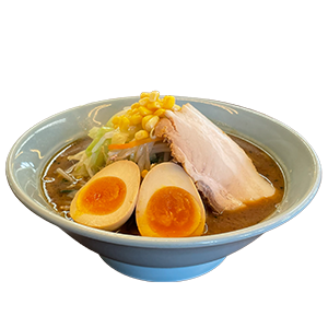 味噌ラーメン 煮卵入り