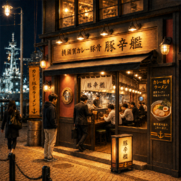 横須賀カレー豚骨 豚辛艦